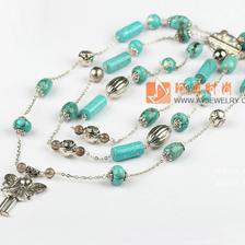 松石茶晶項鏈毛衣鏈 阿勇時尚飾品批發(fā)網，打造你的松石飾品潮流